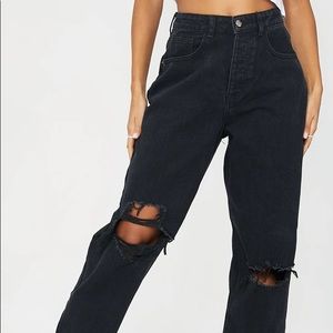 Pretty Little Thing - boyfriend jeans - size US 2